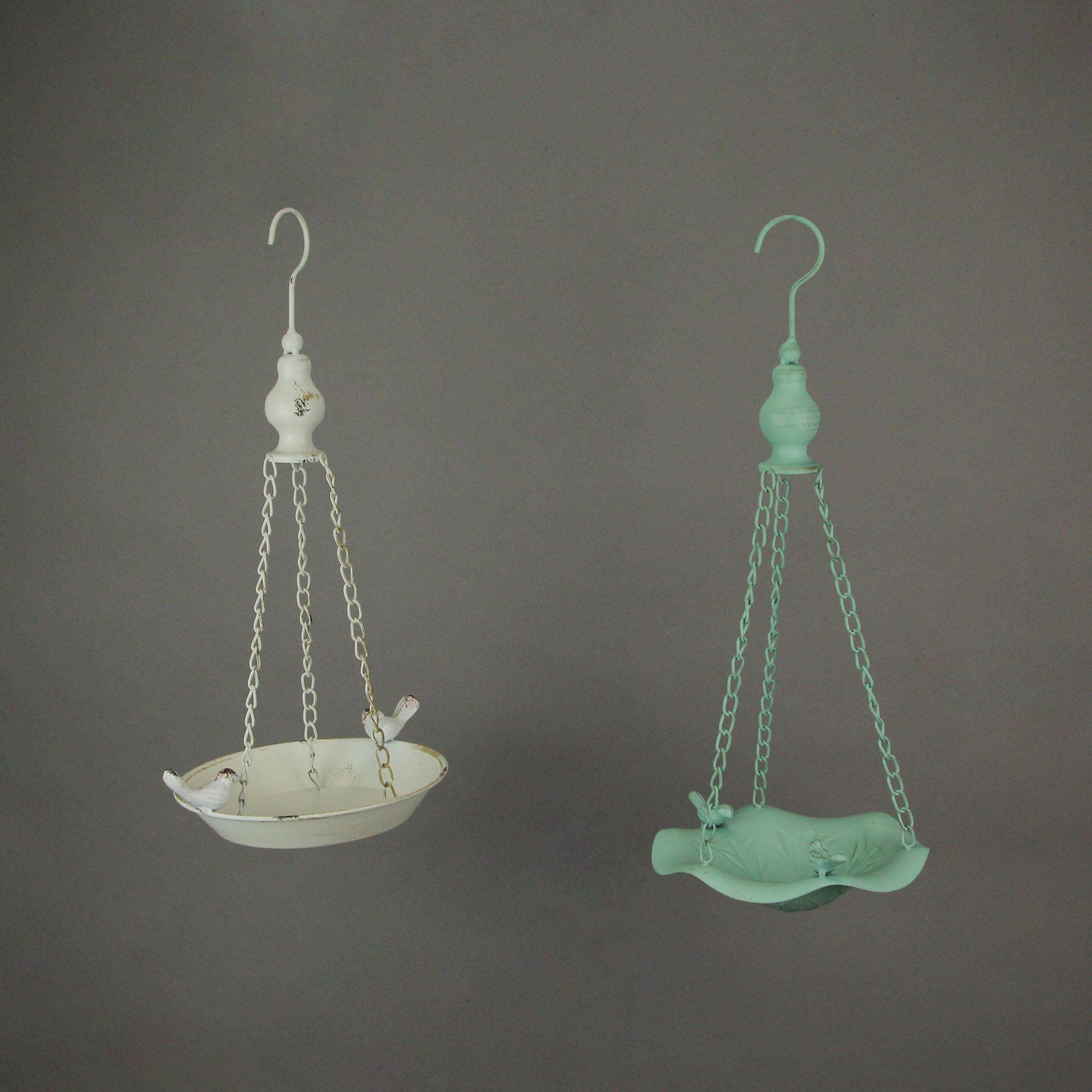 Things2Die4 - Wholesale Bird Feeder - Metal Hanging Bird Feeder With Seed Tray For Garden Decor1