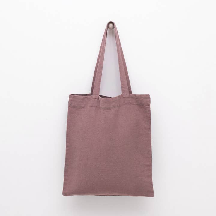 Tragetasche Ashes of Roses aus Leinen für den Großhandel von Linen Tales (We cover U.S. import duties)