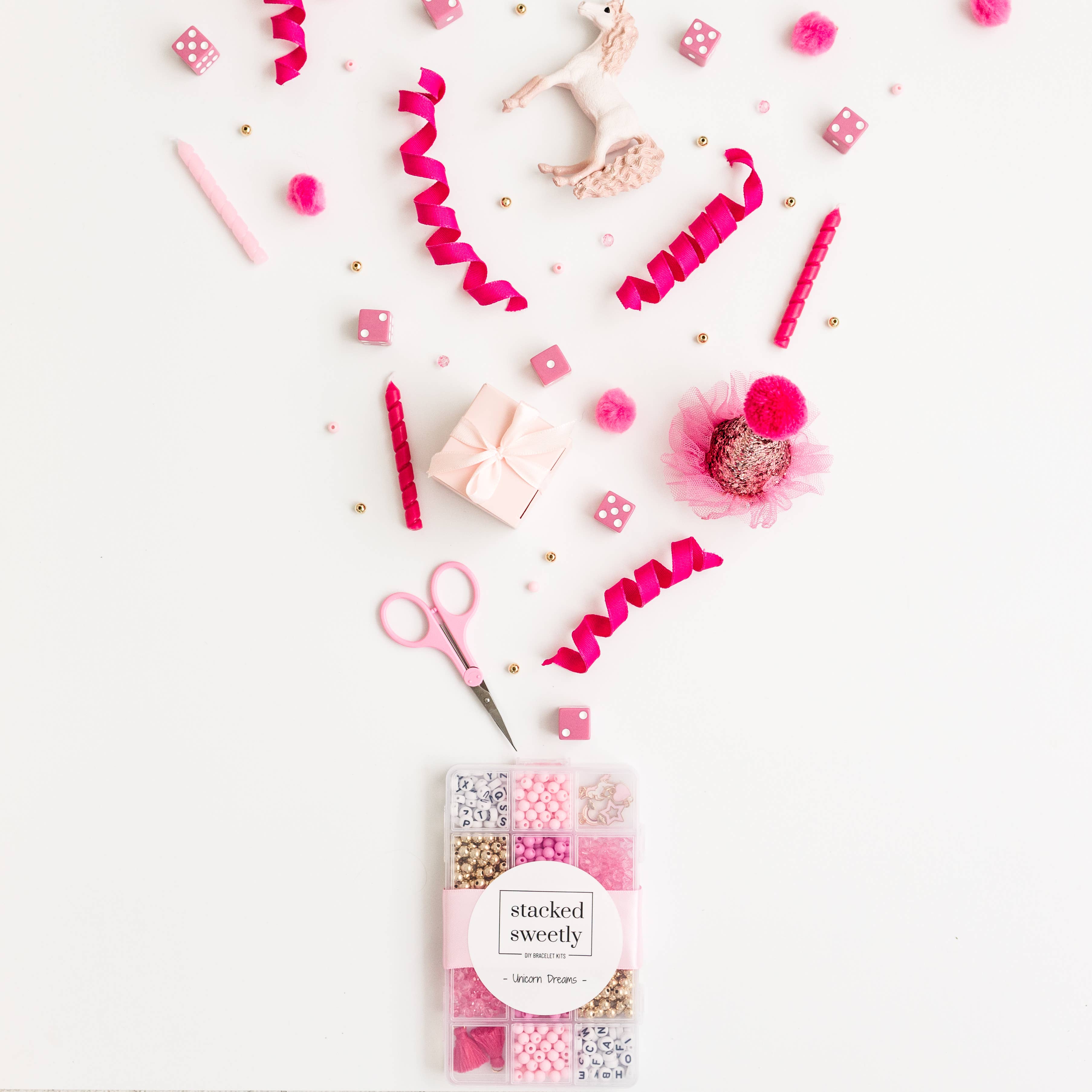 Stacked Sweetly - Wholesale DIY Jewelry - Kids - Unicorn Dreams DIY Stretchy Bracelet Craft Kit5