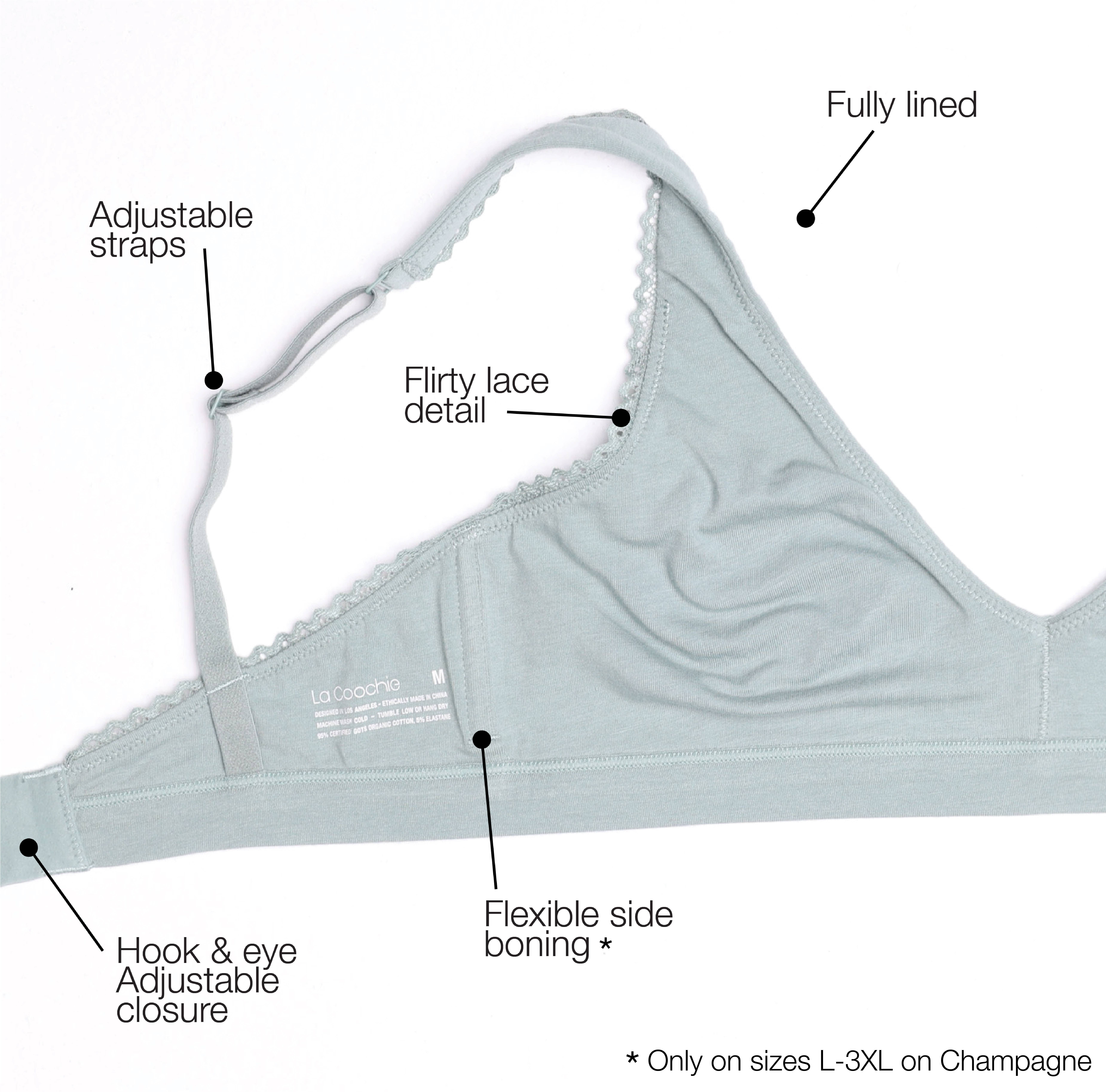 La Coochie - Wholesale Bralette - Women's - Organic Cotton Scoop Bralette20