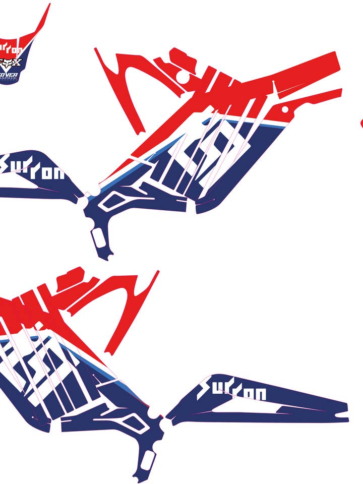 Sur-Ron Light Bee Decal Kit – Red Factory for wholesale by kover graphik