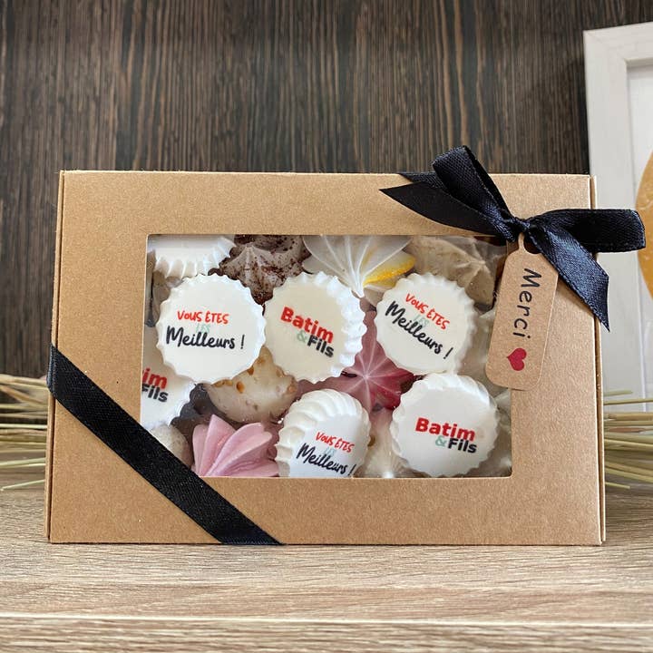 Ma Meringue - Wholesale Cookie - Box Of 20 Personalized Meringues