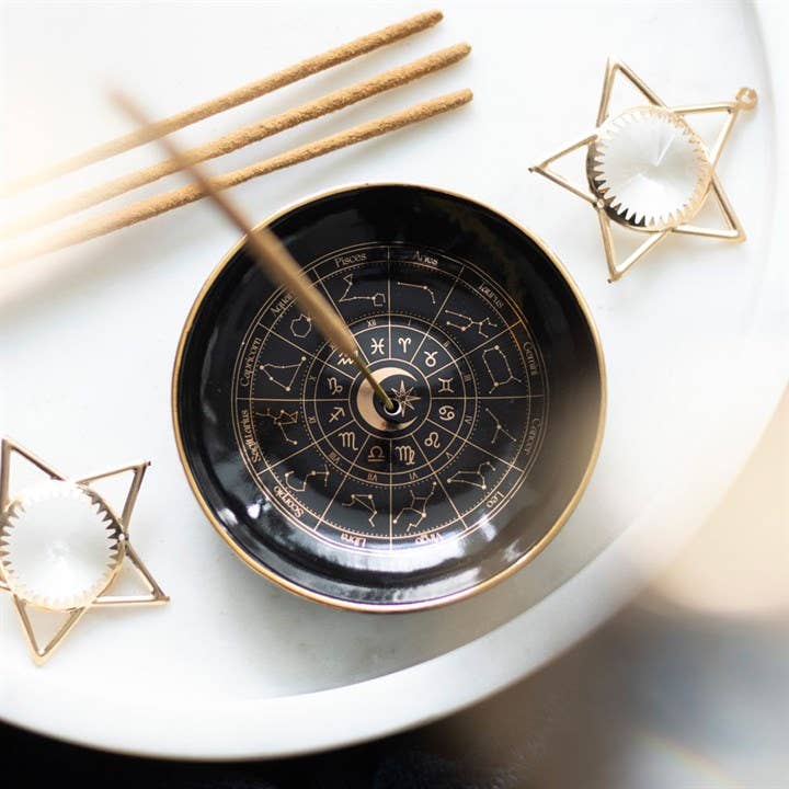 Something Different Wholesale - Wholesale Incense Holder - Astrology Wheel Incense Holder Plate