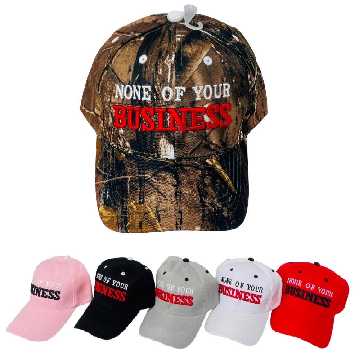 7 Star - Wholesale Trucker Hat - Unisex - NONE OF YOUR BUSINESS Hat0