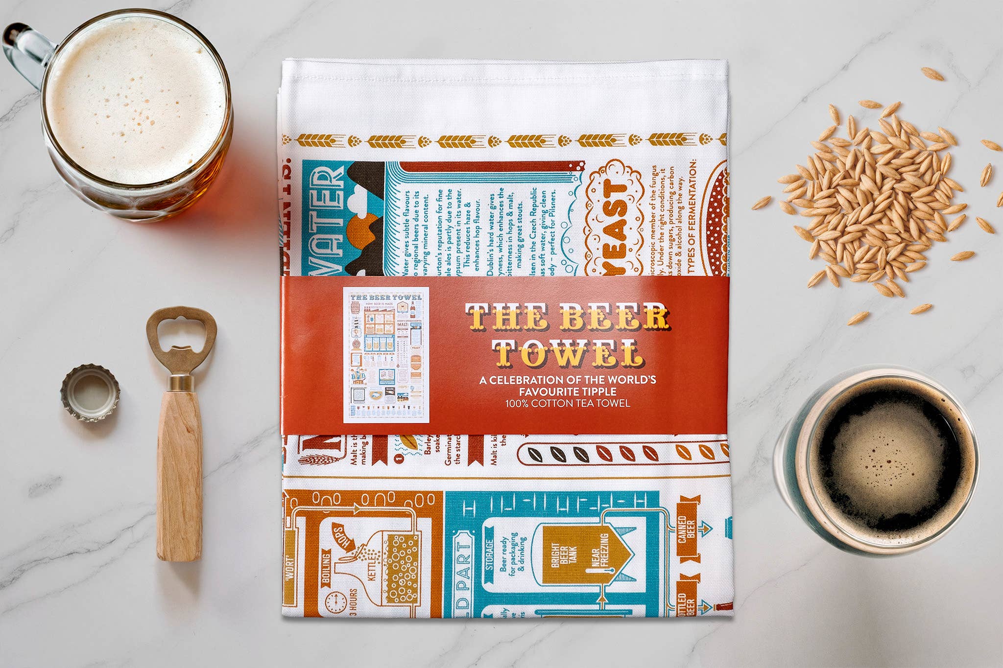Studio Gardiner - Wholesale Tea Towel - The Beer Towel2
