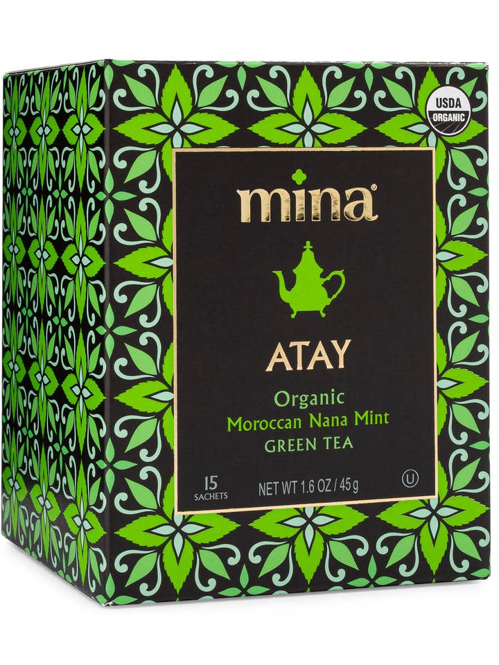15 ct Atay Thé vert à la menthe Bio Marocaine Nana pour la vente par Mina
