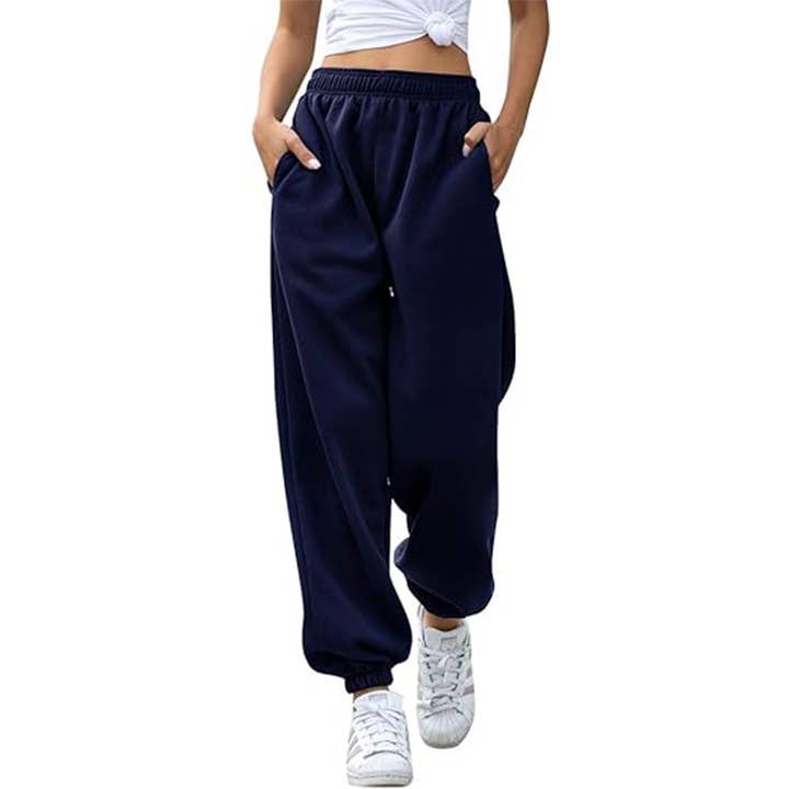 HIDDENBRAND - Wholesale Pants - Women's - Fall Baggy Jogging Sweatpants Trouser 16 Colors11