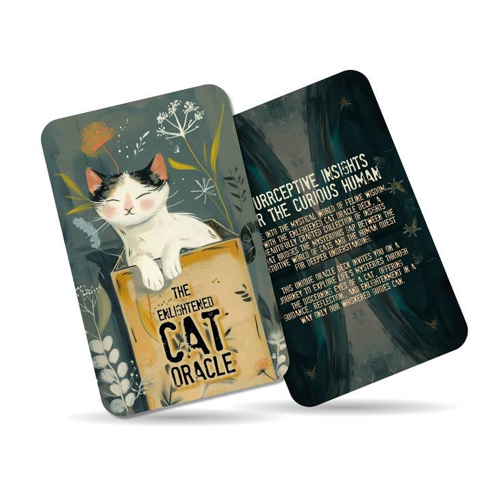 Ibiza Tarot USA – Großhandel Tarot-Karten – The Enlightened Cat Oracle – Kluge Einsichten für neugierige Menschen1