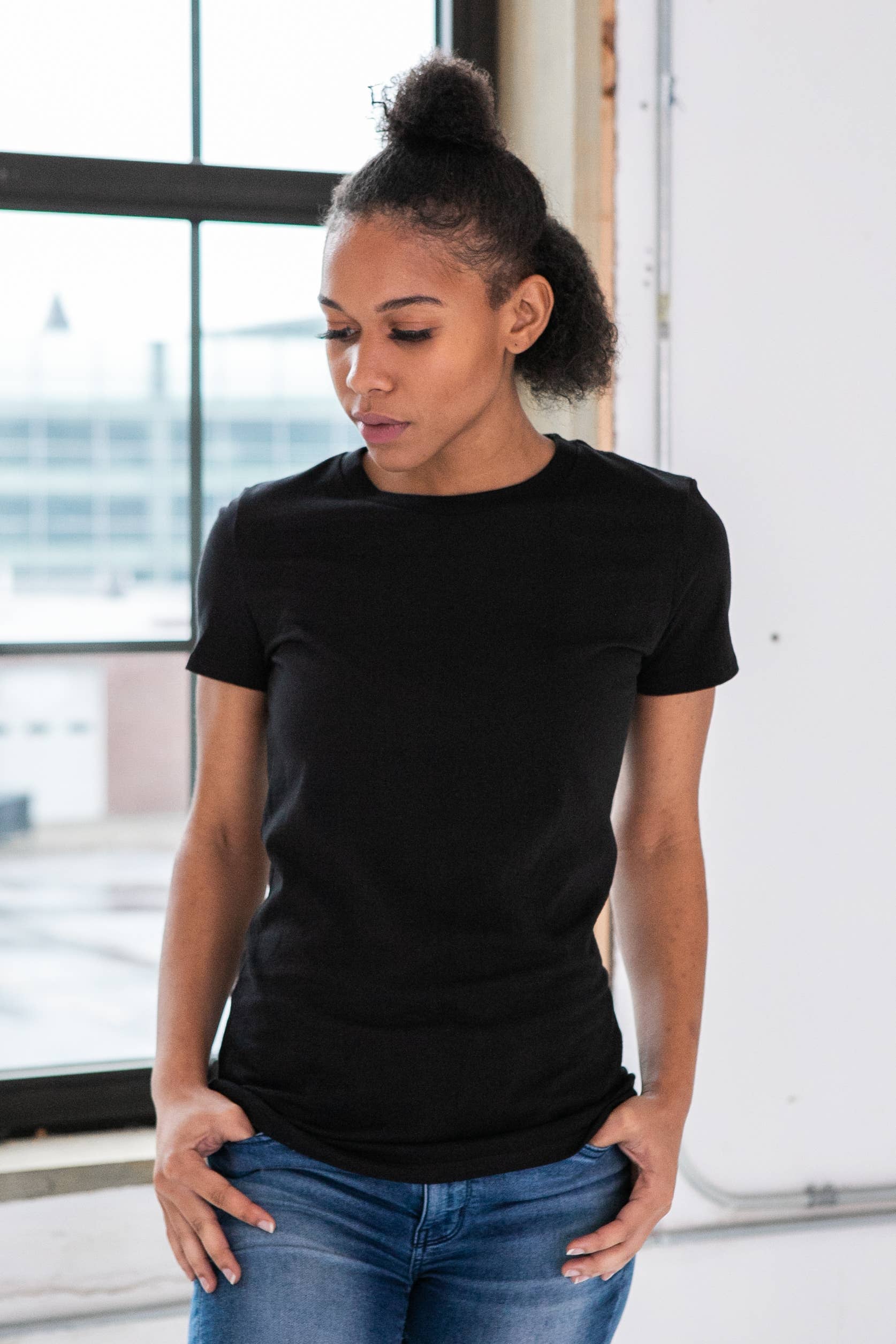 GOEX Apparel - Wholesale T-Shirt - Women's - Ladies Premium Cotton Tee11