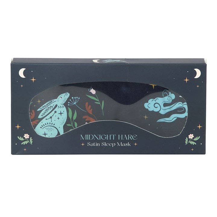 Something Different Wholesale - Wholesale Sleep/Eye Mask - Mystical Midnight Hare Satin Sleep Mask