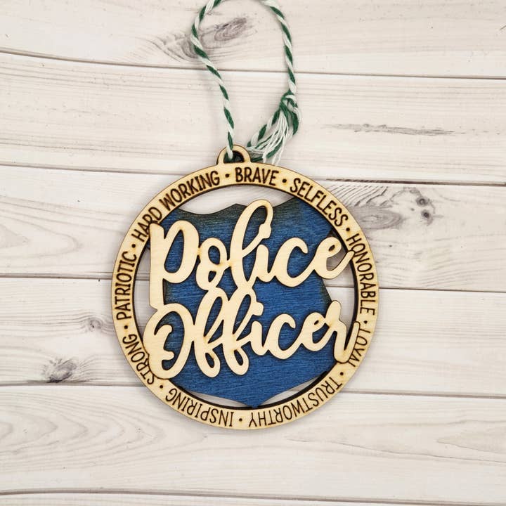 Polizei-Verzierung für den Großhandel von Burning Stitches