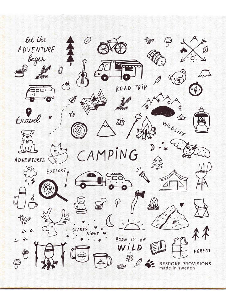 Panno Svedese da Campeggio - Panno Spugna Riutilizzabile per la vendita all'ingrosso da parte di Bespoke Provisions