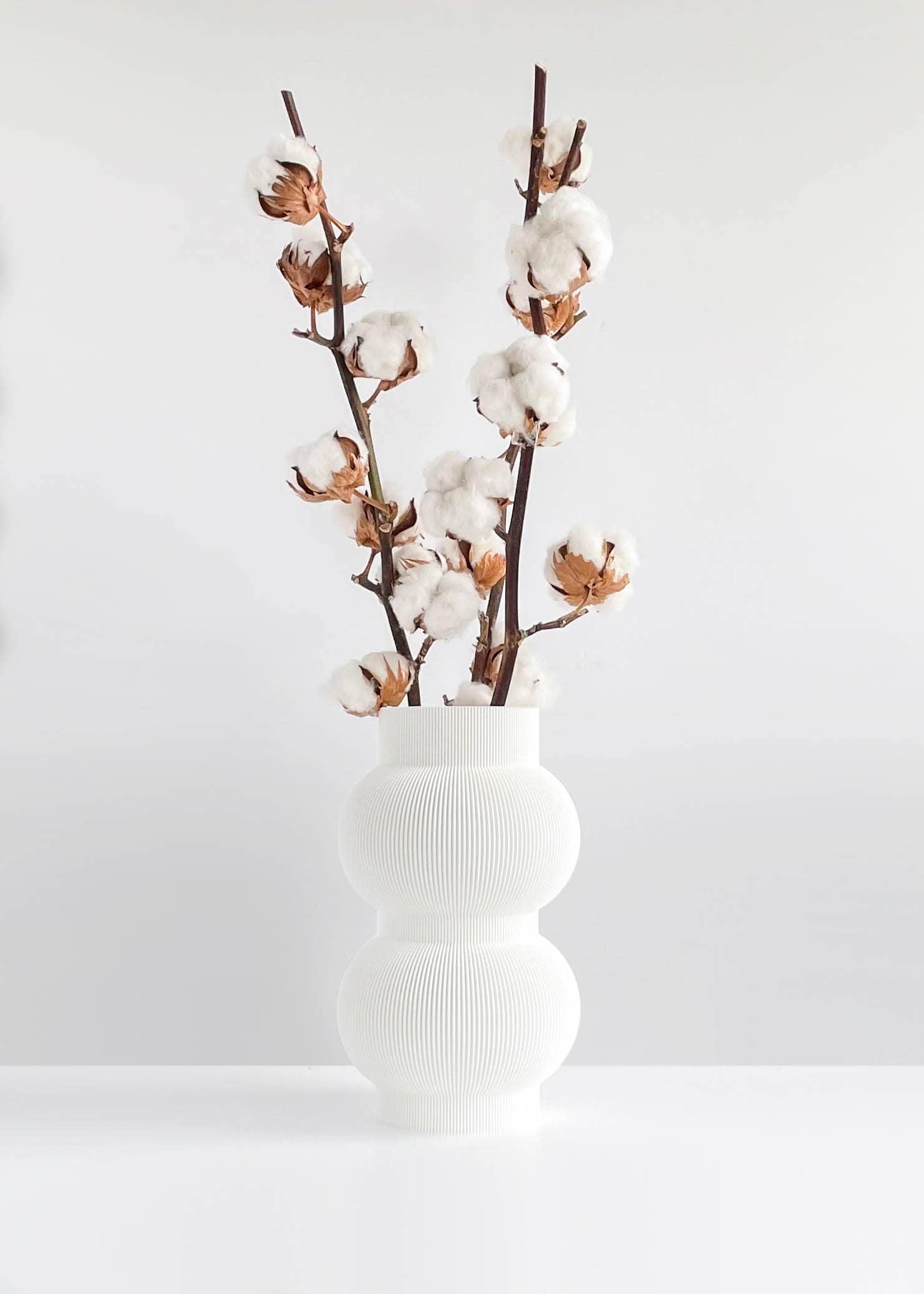 Grof Amsterdam - Wholesale Vase - Bulba - 3D printed vase for dried flowers