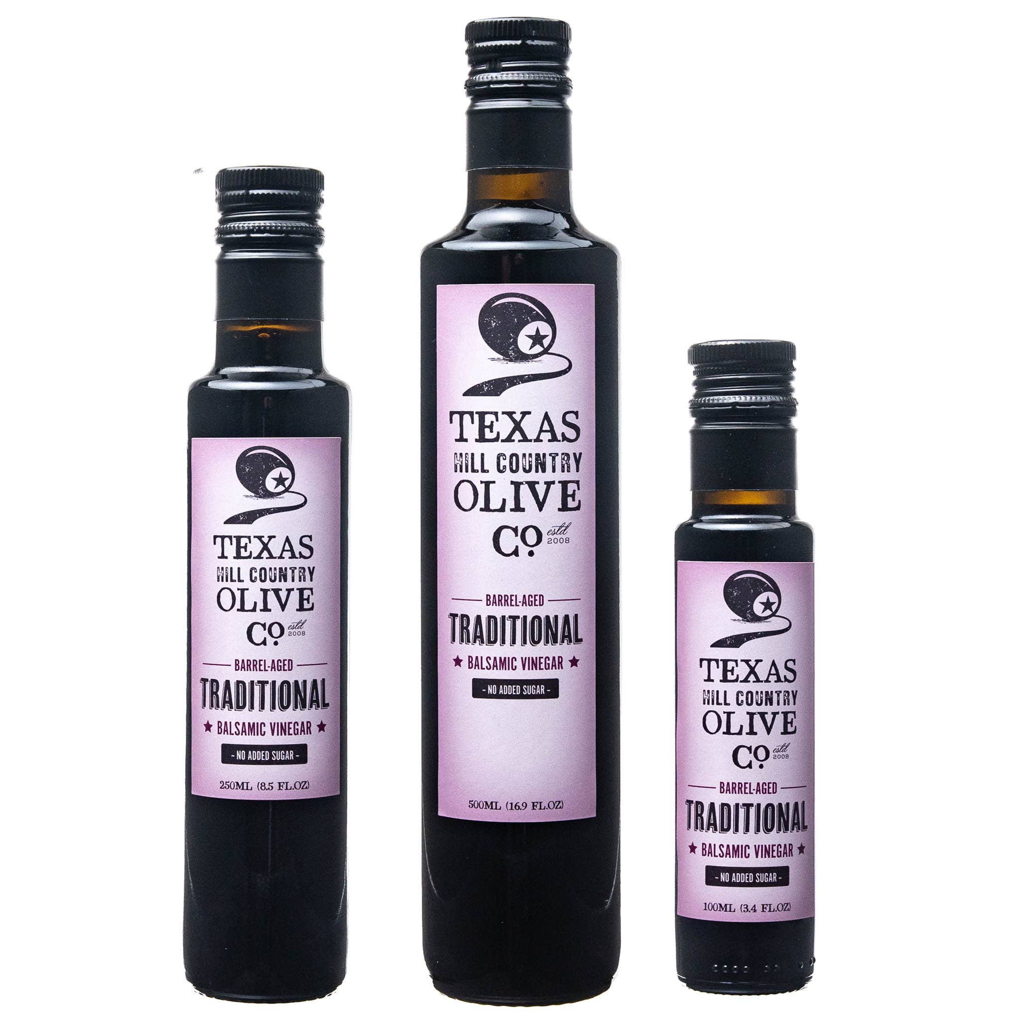 Texas Hill Country Olive Co. - Wholesale Vinegar - Traditional Balsamic Vinegar  - 100ml.5