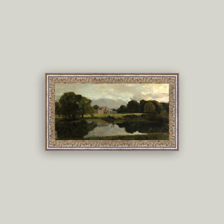 Petal Lane Home - Wholesale Art Print - Malvern Hall in Warwickshire Framed Antique Art1