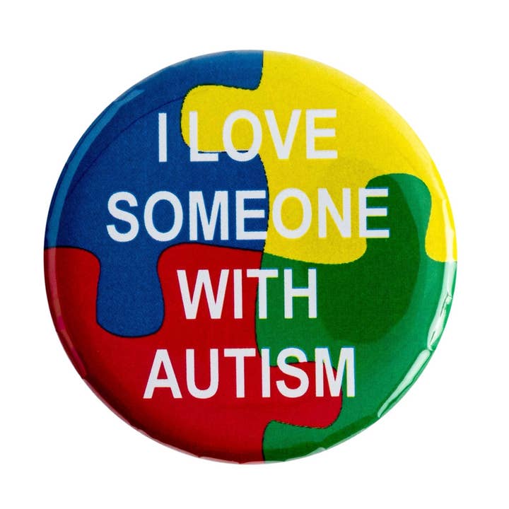 Jag älskar någon med autismknappar för wholesale av Secure ID, LLC