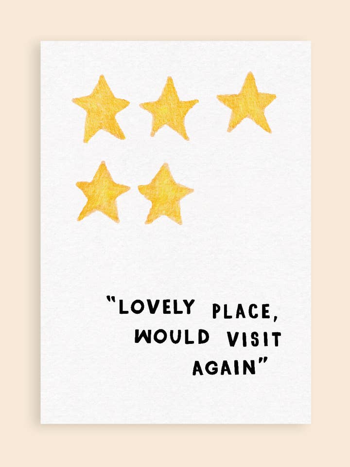 Vijf sterren voor wholesale door Hand and Palm