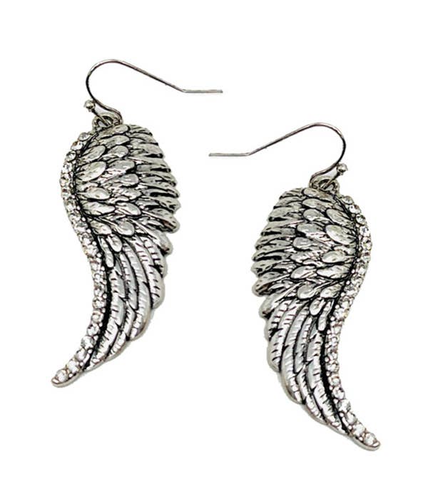 Jewelry Max - Wholesale Dangle Earrings - ( S514 )  ANGEL WING EARRING0