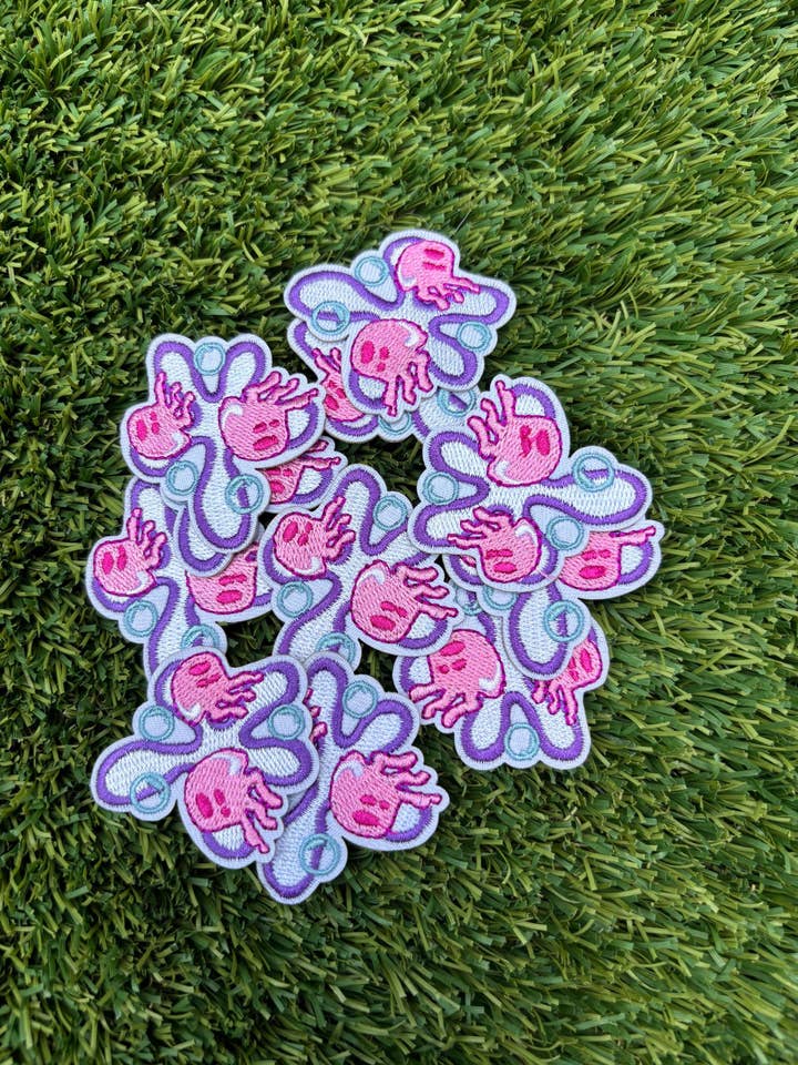 Trendy Jellyfish Patch for wholesale by Eric Hill Designs, LLC