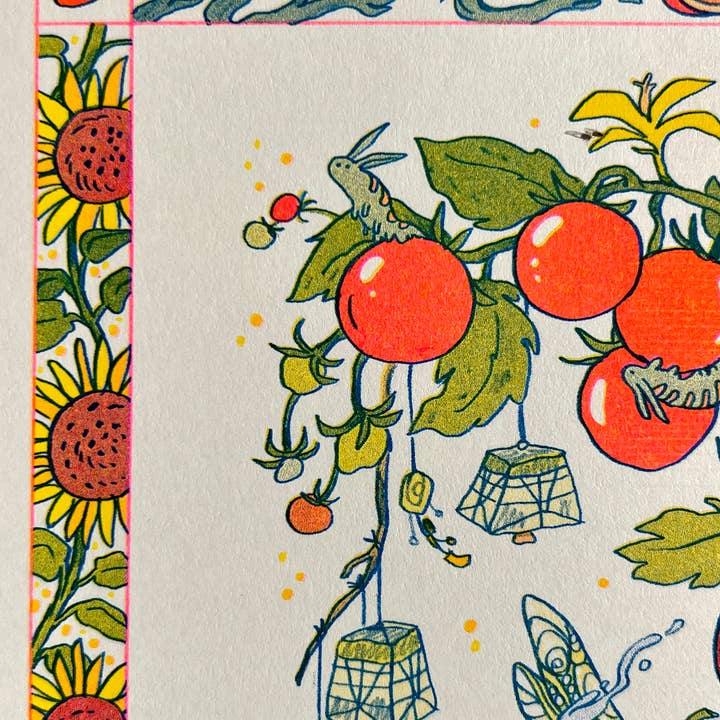 Natalie Andrewson - Vendita all'ingrosso Stampa artistica - Stampa Sunflower Fairy Riso13