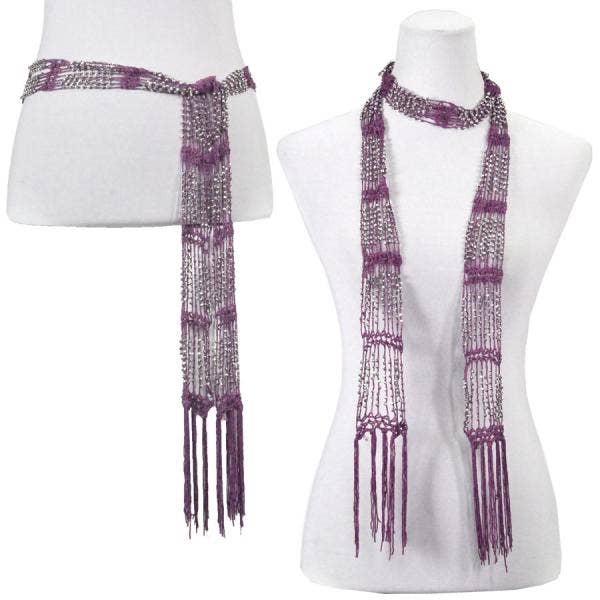 The Magic Scarf Company - Wholesale Scarf - Women's - 1755 - Shanghai Beaded Scarves/Sash2