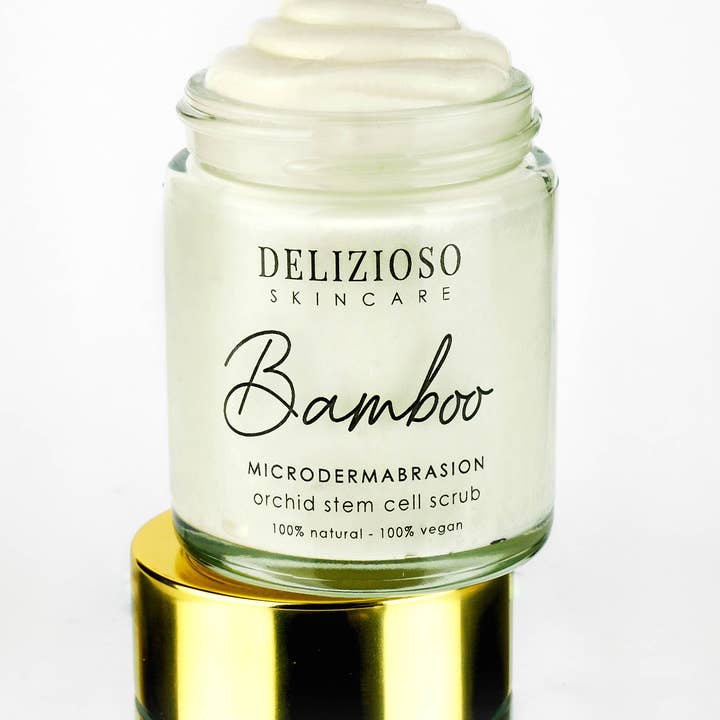 Delizioso Skincare Inc. - Wholesale Facial Exfoliant/Scrub - Bamboo Microdermabrasion Orchid Stem Cell Scrub