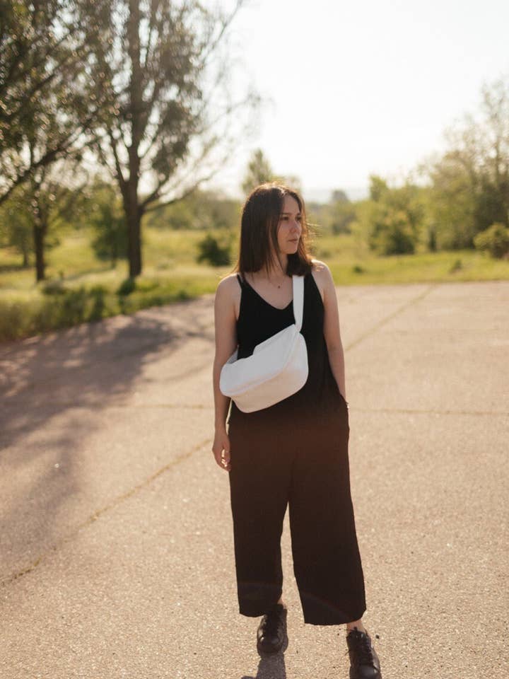 Bolso tipo shopper de cuero blanco - Bolso de hombro para mujer para venta al por mayor de Bagster