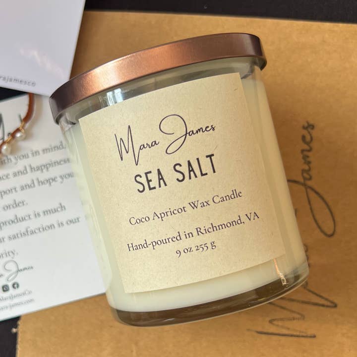 Sea Salt Candle for wholesale by Mara James