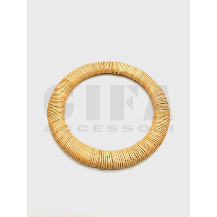 Gifa Accessori - Wholesale Purse/Bag Accessory - Women's - Wicker handles 10.5 cm art 09571