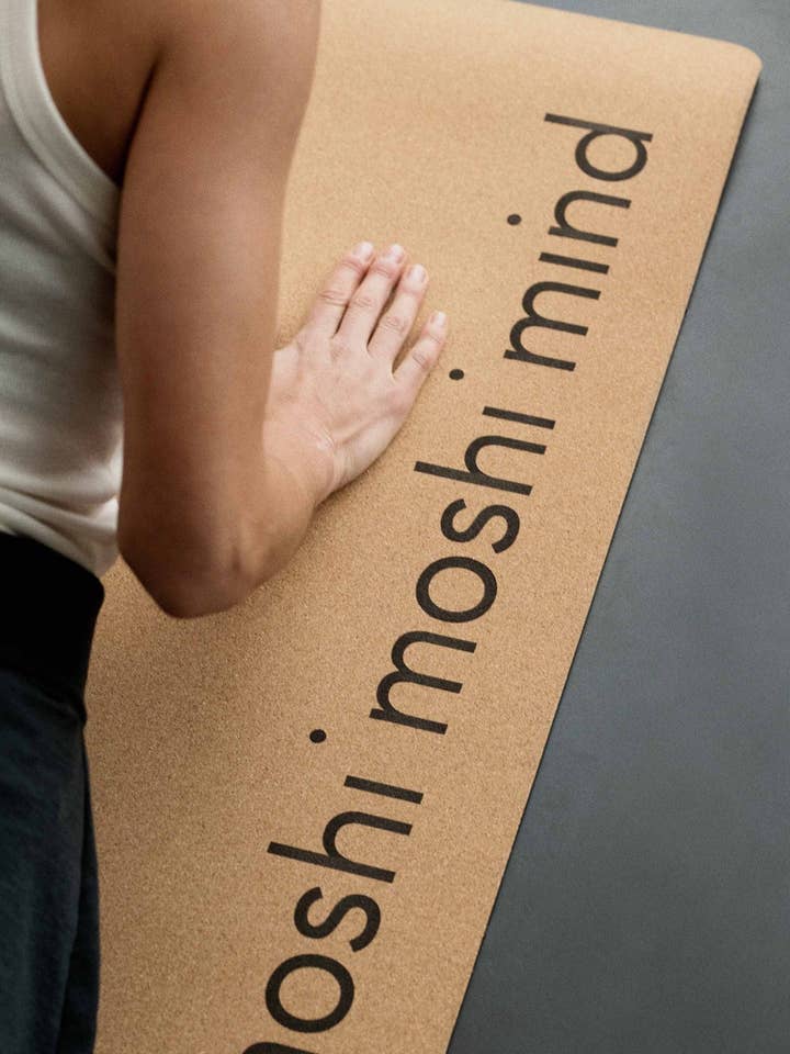 Weiche Kork-Yogamatte ohne Farbe für den Großhandel von moshi moshi mind