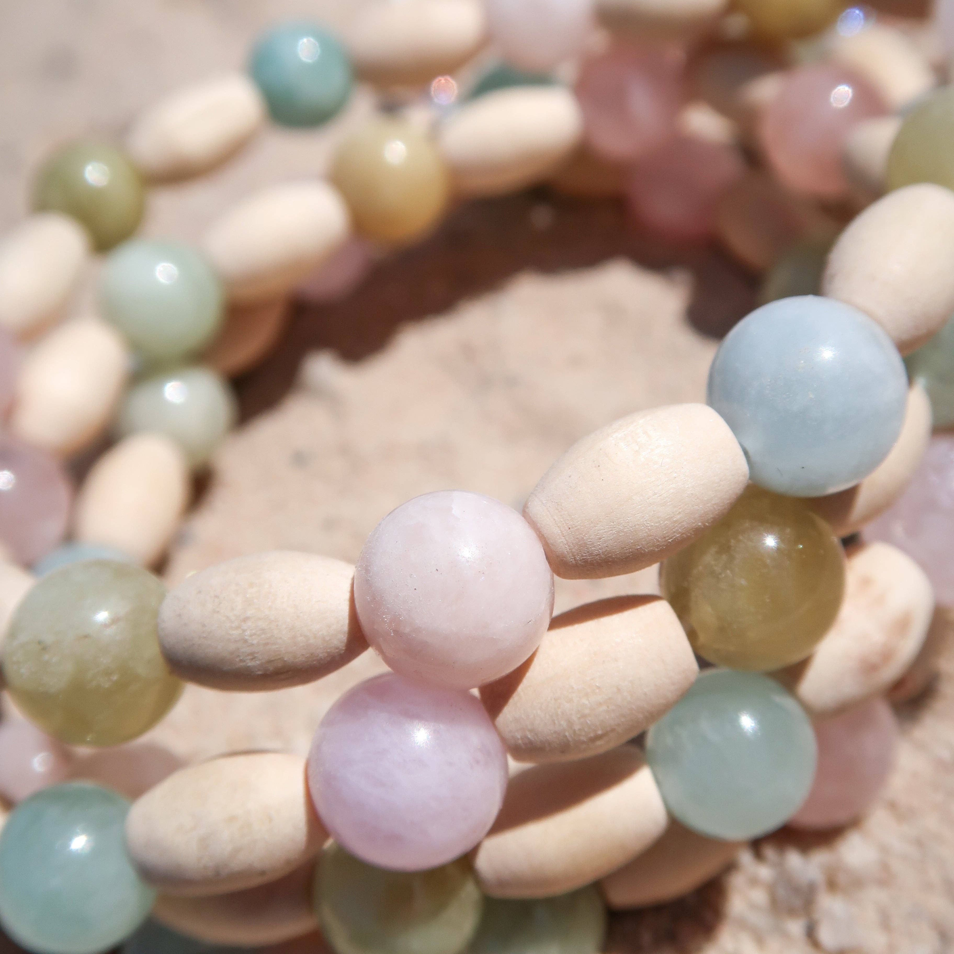 Essenshell - Wholesale Beaded Bracelet - Springer's Morganite Bracelet1