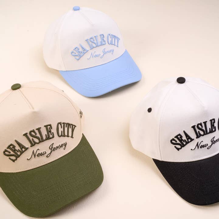 Sea Isle City, New Jersey Hat for wholesale by Coastal Haven Goods