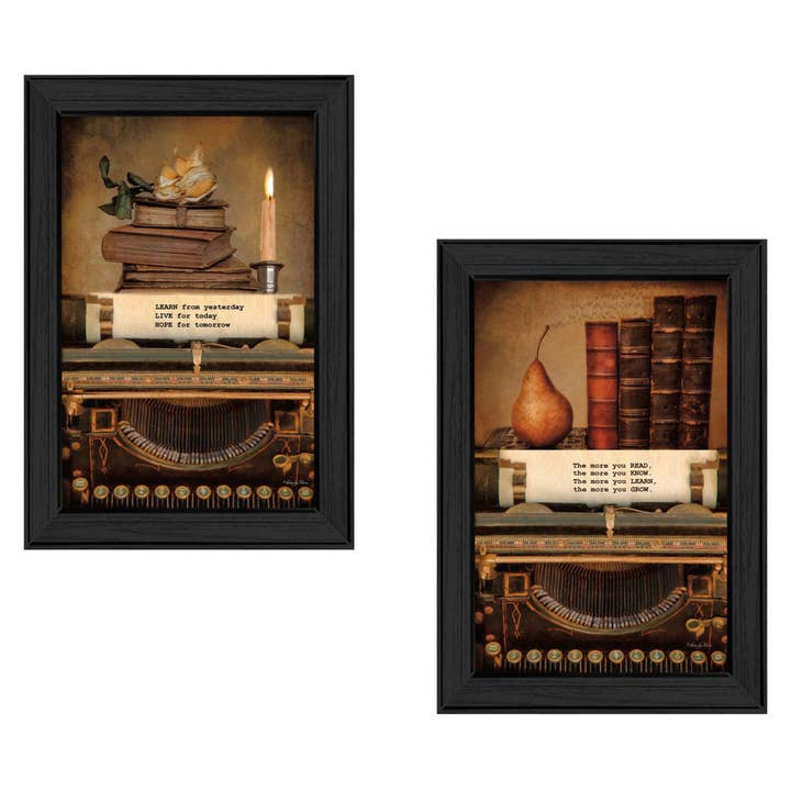 "Vintage Lessons Collection" 2-Piece Vignette By Robin-Lee for wholesale by Trendy Decor 4U