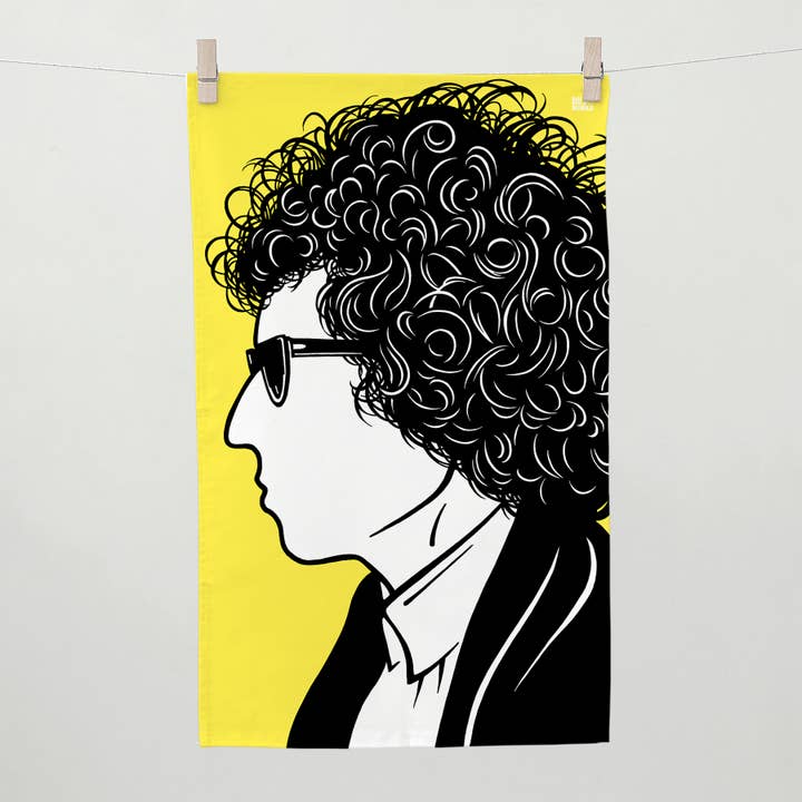 Pano de Prato 'Bob Dylan' em Algodão 100% por atacado de Bold & Noble