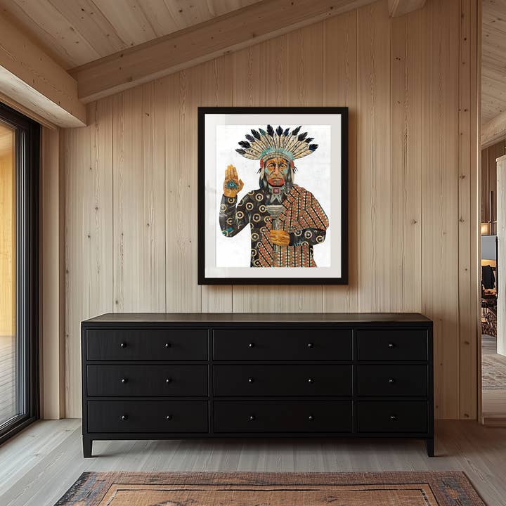 Dolan Geiman - Wholesale Art Print - Art Print | Native American Wall Art | TORCH BEARER