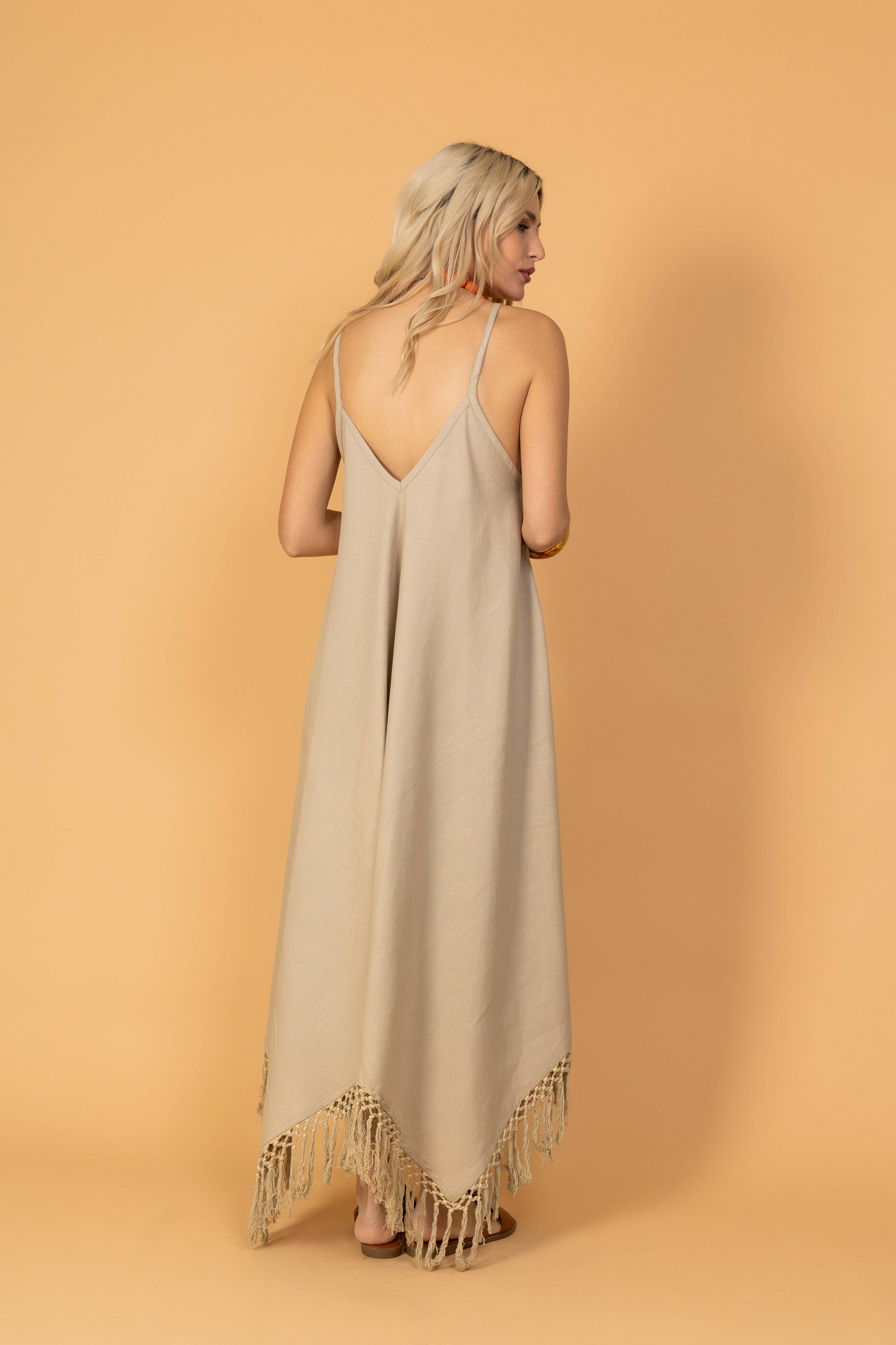 FAME GREECE - Vente Robe – femme - ROBE À BRETELLES F-1854