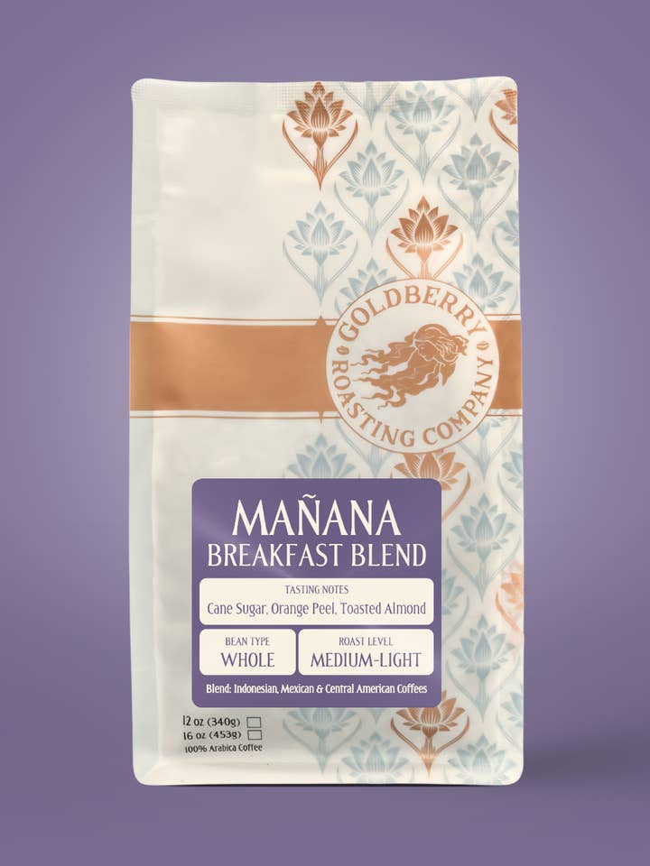 Mañana Breakfast Blend for wholesale by Goldberry Roasting Company