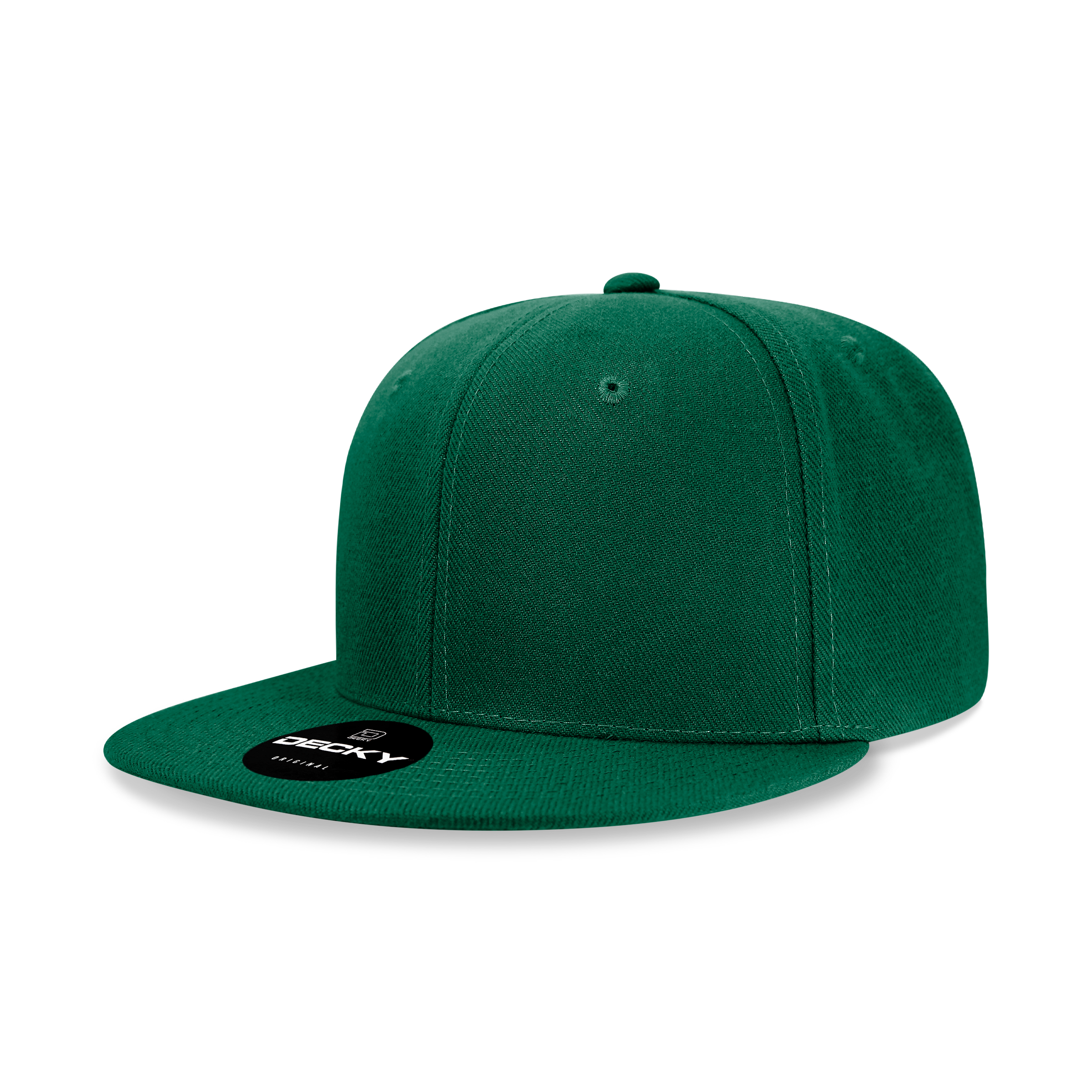 The Park Wholesale - Wholesale Flat Brim Cap - Men's - Decky 6020 - High Profile 6 Panel Snapback, Flat Bill Hat - 602049