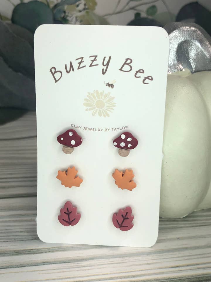 Packs de trois clous d'automne pour la vente par Buzzy bee clay