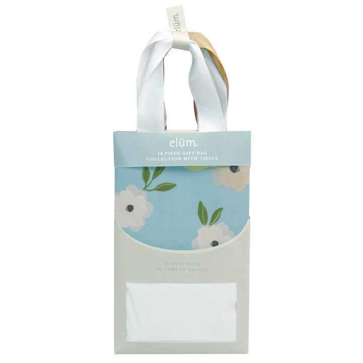 Elum Designs - Wholesale Gift Bag Set/Pack - GB, Big Blooms, 10 Piece Gift Bag Tissue - Gift Bag1