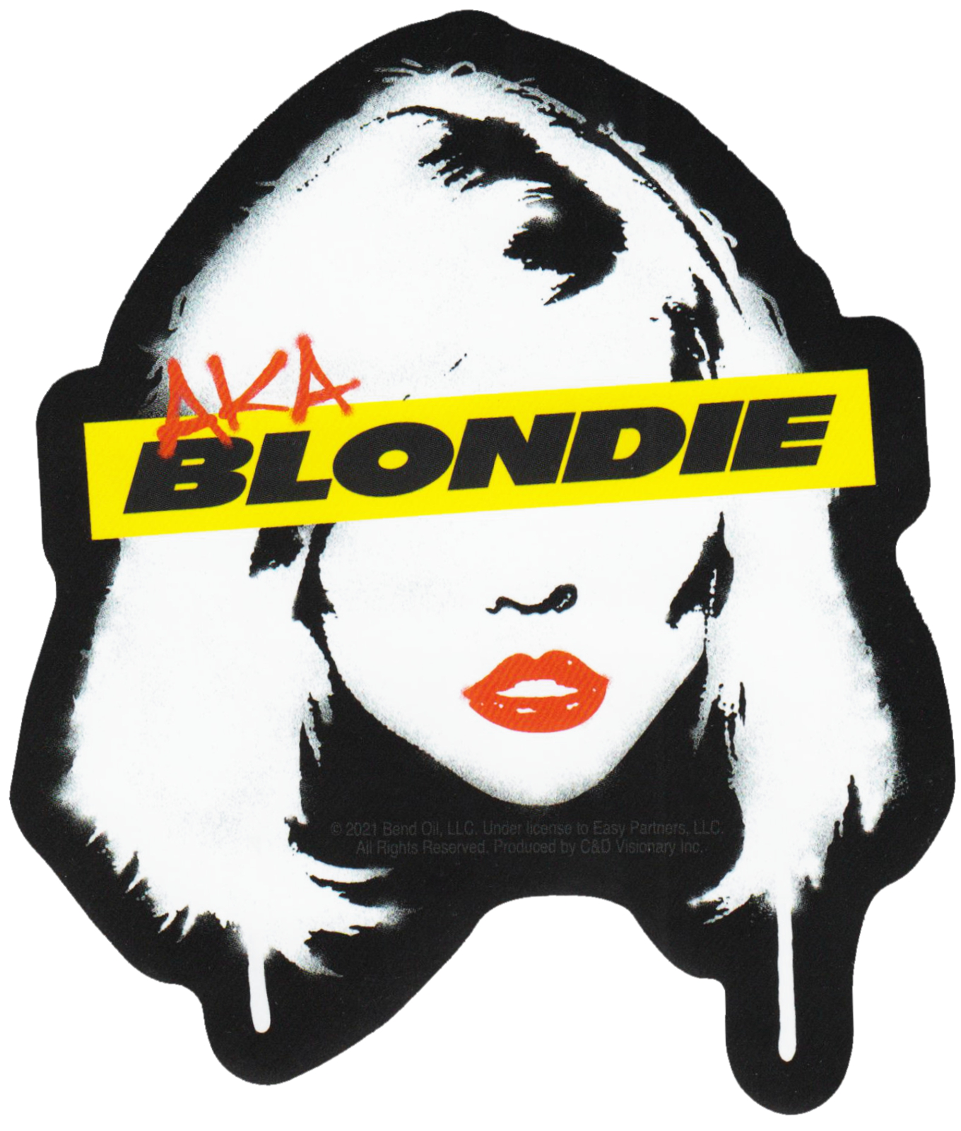 Square Deal Recordings & Supplies - Wholesale Sticker - Sticker - AKA Blondie - 5" Punk Rock New Wave Music Band 80s0