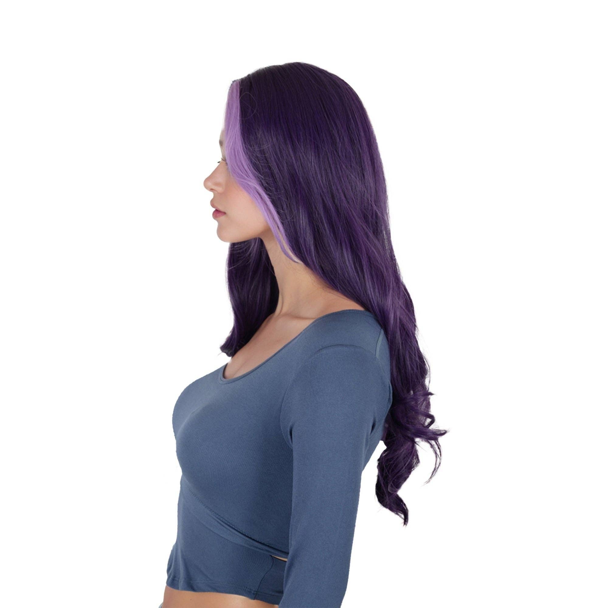 AK Brand - Wholesale Wig/Hair Piece - Long Wavy Wig Middle Part Synthetic Daily Use2