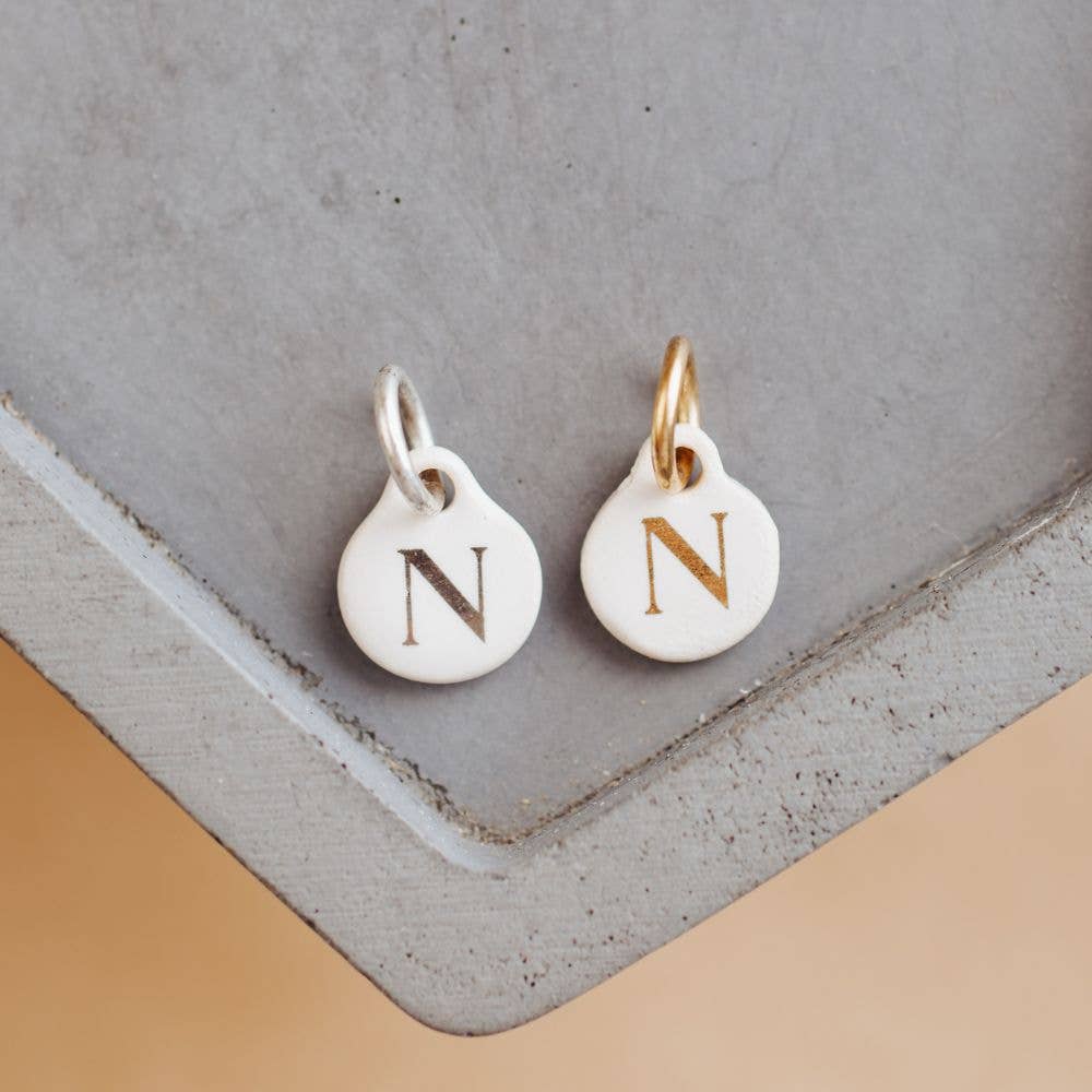 Bel Kai - Wholesale Individual Charm/Pendant - Ceramic Initial Charm14