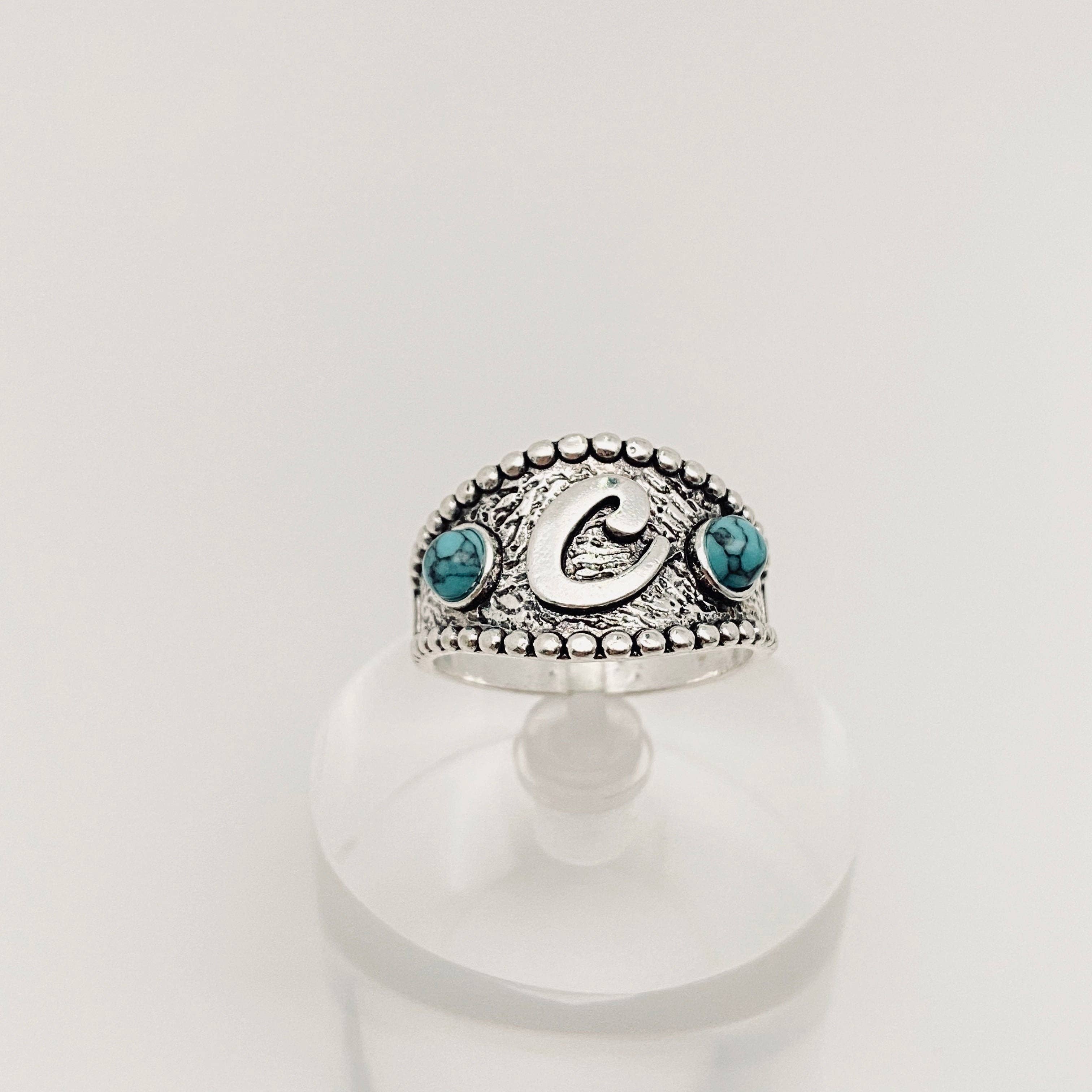 Mio Queena - Venta al por mayor Anillos grandes/de cóctel - Anillo turquesa artificial vintage de varios estilos4