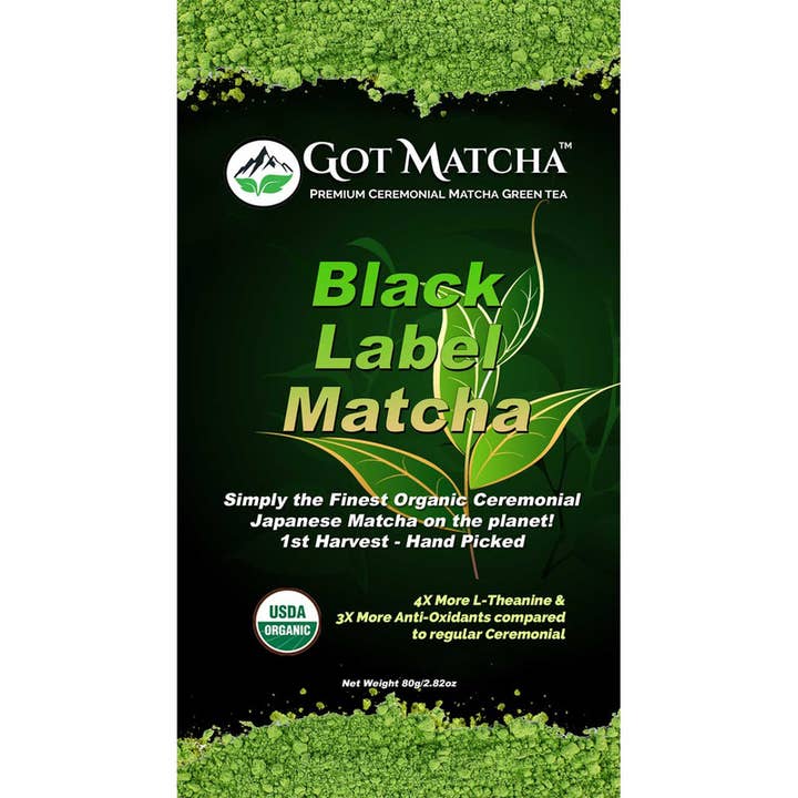 Got Matcha Premium Tea Co. - Wholesale Health/Detox Tea - Organic Ceremonial Black Label Matcha