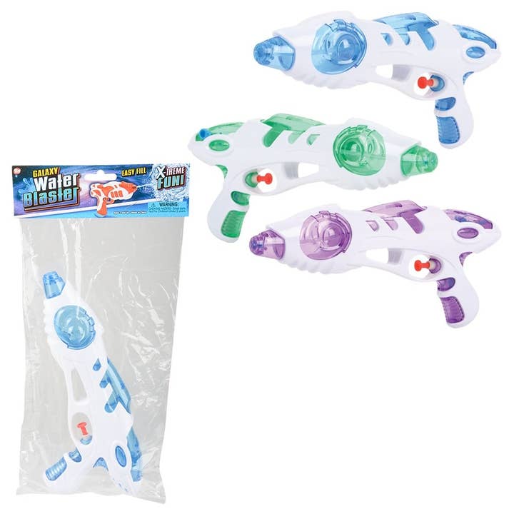 8.5" GALACTIC WATER BLASTER LLB kids toys for wholesale by La Luna Bella - Toys