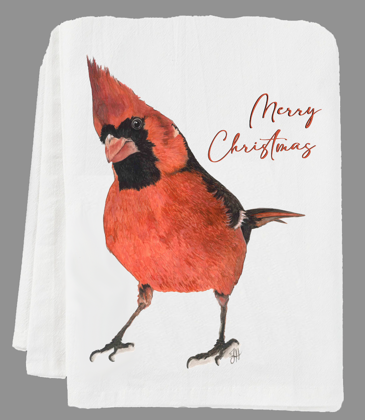 DOLLY ESTELLE - Wholesale Tea Towel - Tea Towel - Little Red (Merry Christmas)0