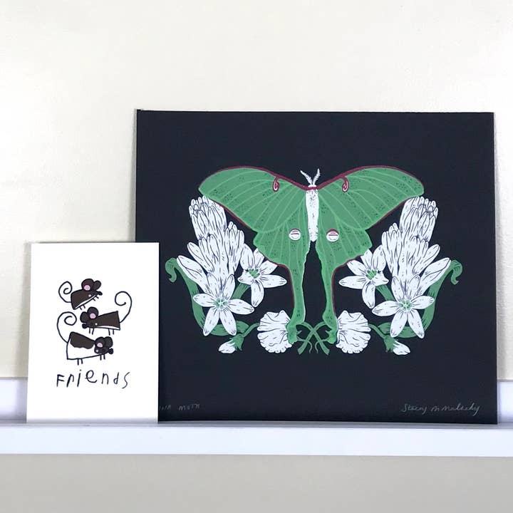 Stacey Malasky - Wholesale Art Print - Luna Moth Print2