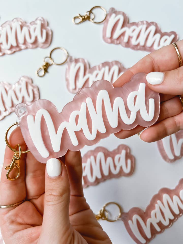 Mama Keychain for wholesale by Simply Adoorable Designs