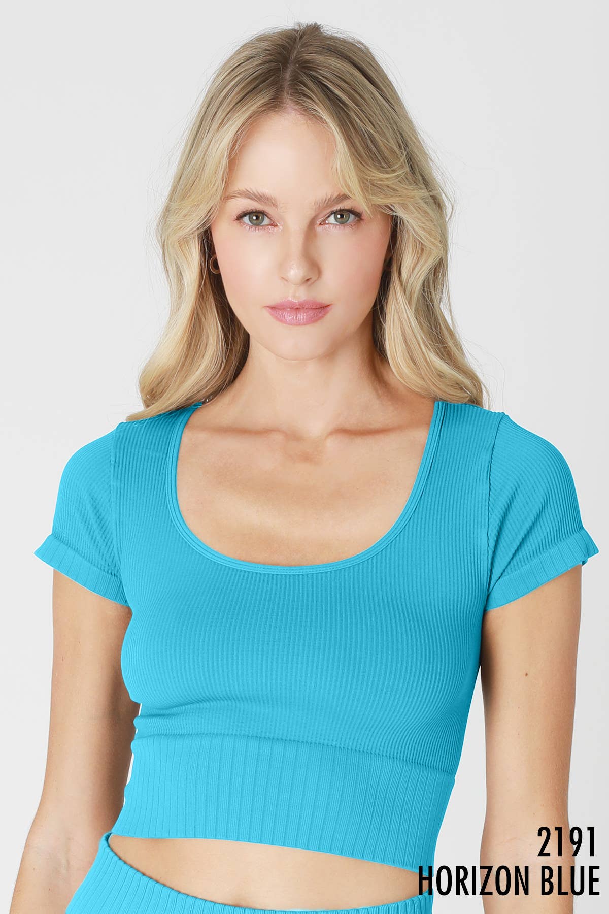 NIKIBIKI - Venta al por mayor Jersey corto de punto - Mujer - NS8230 - Top corto con cuello redondo18